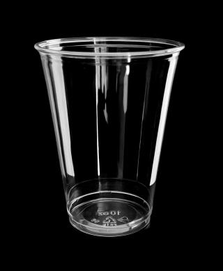 Vaso de bebida clara PET GK78/10C de 10 OZ