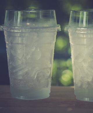 Vaso de hielo para bebida PET